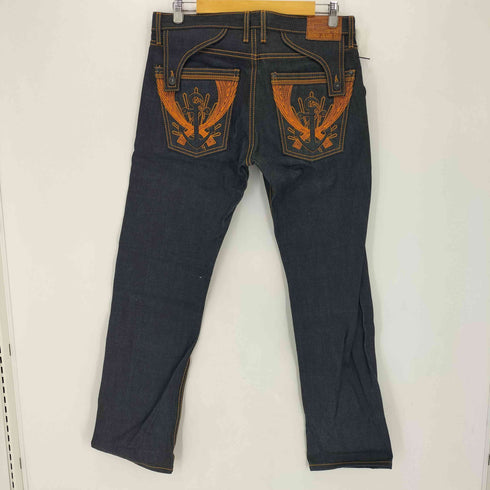 bengi jeans ベンギジーンズ 濃紺 ステッチワーク デニムパンツ Y2K メンズ US:32-33