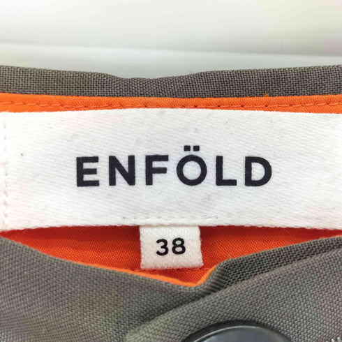 エンフォルド ENFOLD 22SS AIR FORZA 2タック ワイド スラックスパンツ メンズ 38
