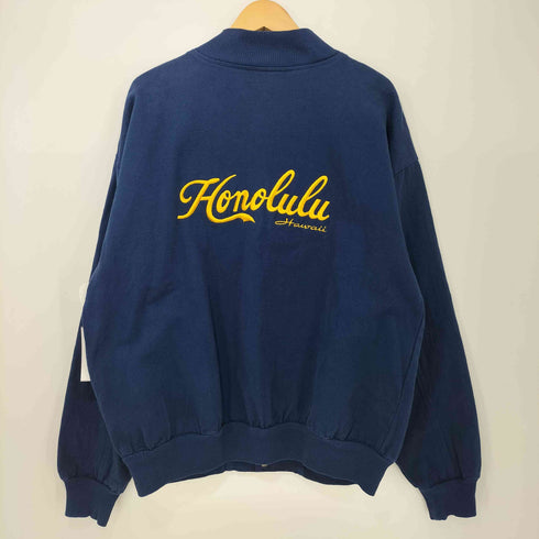 レタードワッペン バック刺繍 コットンツイル スタジャン メンズ S/M