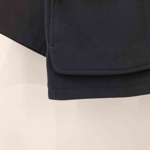 MCKENZIE TRIBE USA製 ウール 襟レザー ハーフコート メンズ import:L