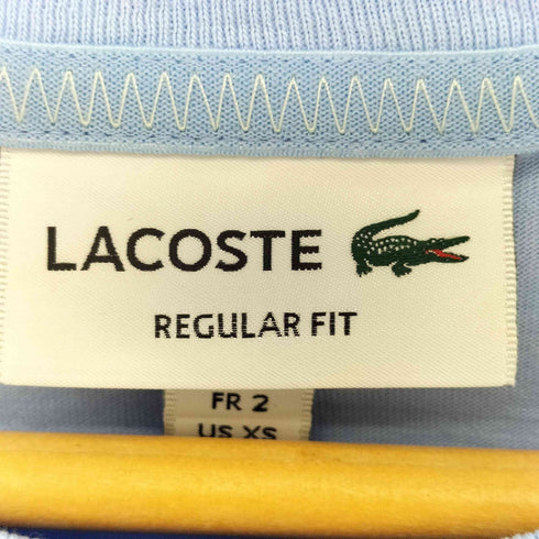 ラコステ LACOSTE オーバルワニロゴステッチTシャツ レディース US:XS