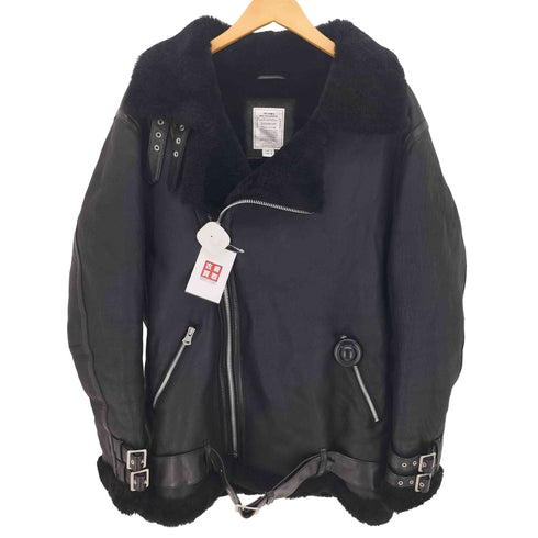 クライミー THE CRIMIE MOUTON LEATHER W BIKERS JACKET ムートン レザー ライダース ジャケット メンズ JPN:L