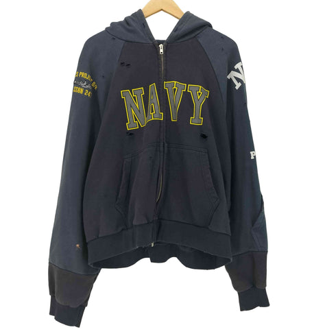 プロジェクトジーアール PROJECT G/R RECONSTRUCTED FOLDED ZIP HOODIE メンズ JPN:1
