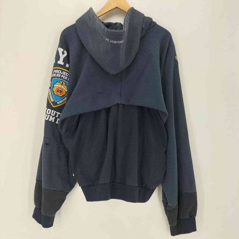 プロジェクトジーアール PROJECT G/R RECONSTRUCTED FOLDED ZIP HOODIE メンズ JPN:1