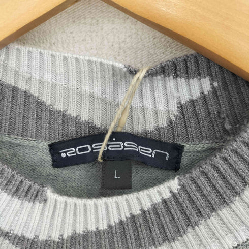ロサーセン ROSASEN モックネック 長袖ニット メンズ import:L