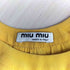 ミュウミュウ miu miu 00S ピンタック ギャザー フリルスリーブ シルク シャツ レディース 40