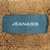 ジーナシス JEANASIS ノーカラーファーコート レディース