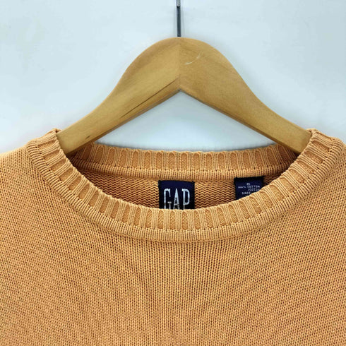 ギャップ Gap 90S OLD 紺タグ デカタグ ローゲージ インド綿 コットン ニット セーター メンズ import:S