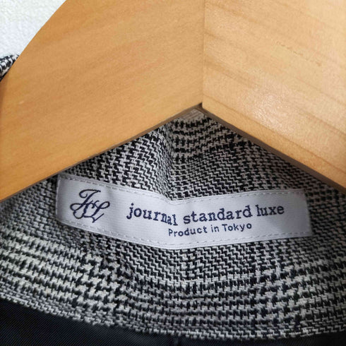 ジャーナルスタンダードラックス JOURNAL STANDARD LUXE 25AW シルクMIXチェックブルゾン レディース FREE