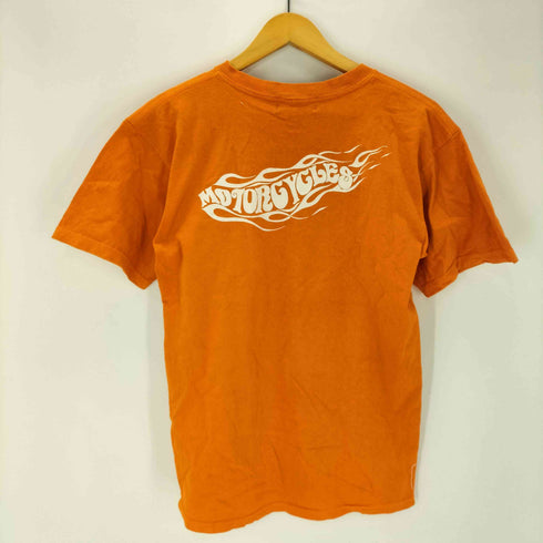 ハーレーダビッドソン HARLEY-DAVIDSON MADE IN USA USA製 両面 モーターサイクル ロゴ プリント Tシャツ メンズ import:L