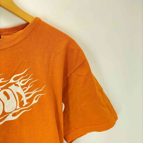 ハーレーダビッドソン HARLEY-DAVIDSON MADE IN USA USA製 両面 モーターサイクル ロゴ プリント Tシャツ メンズ import:L