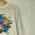 ヘインズ Hanes 80S OLD USA製 ボディ 花柄 ボタニカル プリント ボックス Tシャツ 裾袖シングル メンズ import:XL