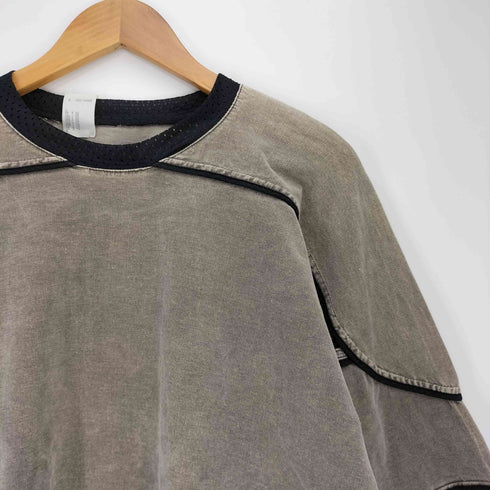 エヌハリウッド N.HOOLYWOOD パイル地 パネル切替 クルーネック S/S Tシャツ メンズ 38