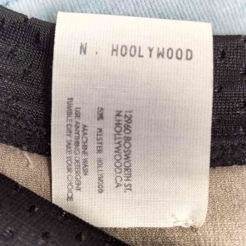 エヌハリウッド N.HOOLYWOOD パイル地 パネル切替 クルーネック S/S Tシャツ メンズ 38
