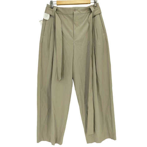 ザラ ZARA レイヤードポケット 2タック ベルテッド ワイド パンツ メンズ 40