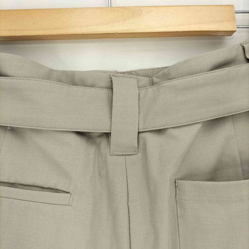ザラ ZARA レイヤードポケット 2タック ベルテッド ワイド パンツ メンズ 40