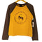 ザラ ZARA LOTTIE RAE プリント ロングスリーブ ラグラン Tシャツ レディース import:L