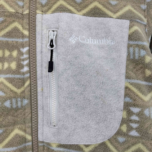コロンビアスポーツウェア Columbia Sportswear 総柄ドローストリングフリースジャケット メンズ JPN:M