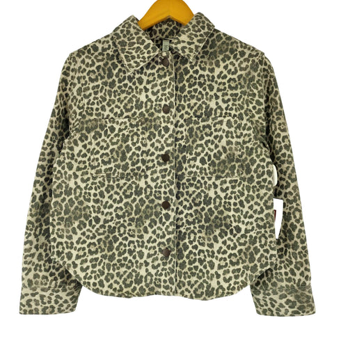 エイチアンドエム H&M レオパードプリント トラッカージャケット レディース import:XS