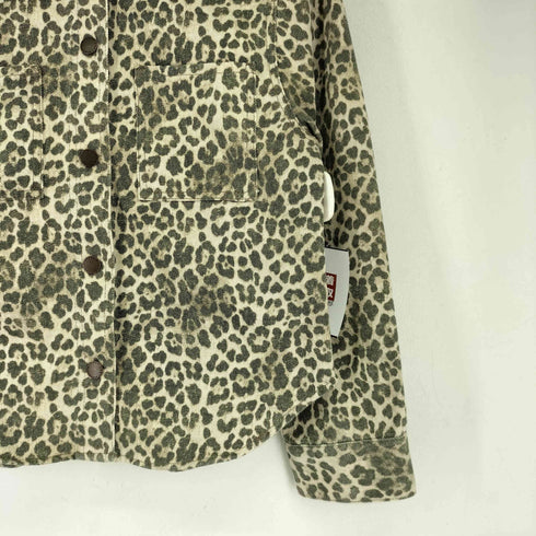 エイチアンドエム H&M レオパードプリント トラッカージャケット レディース import:XS