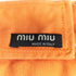 ミュウミュウ miu miu 90-00S 5ポケット コットン フレア ミニスカート レディース