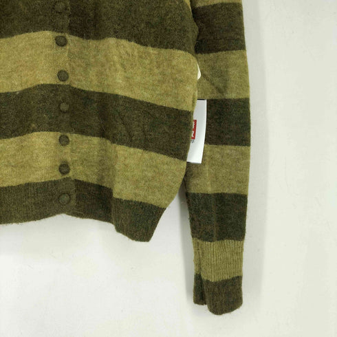 ザラ ZARA ボーダー ポロニット カーディガン レディース US S