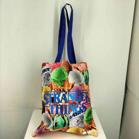 ストレンジャーシングス Stranger Things AHOY アイスクリームデザイン トートバッグ レディース