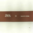 ザラ ZARA オーバルメタルバックルベルト レディース 80