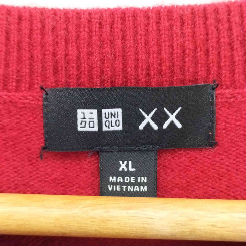 ユニクロ UNIQLO ウィンター カシミヤクルーネックセーター メンズ JPN:XL