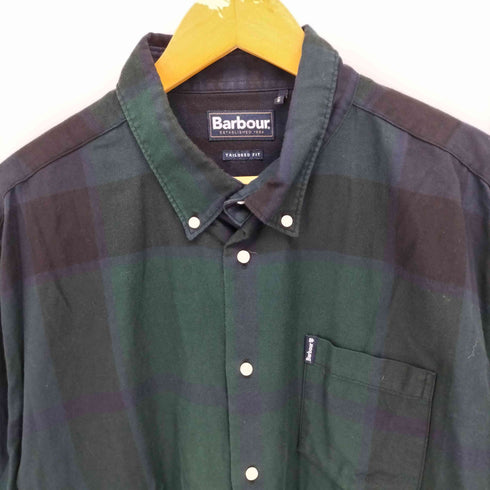 バブアー Barbour ブラックウォッチ Dunoon Shirt ダヌーン シャツ メンズ import:XXL
