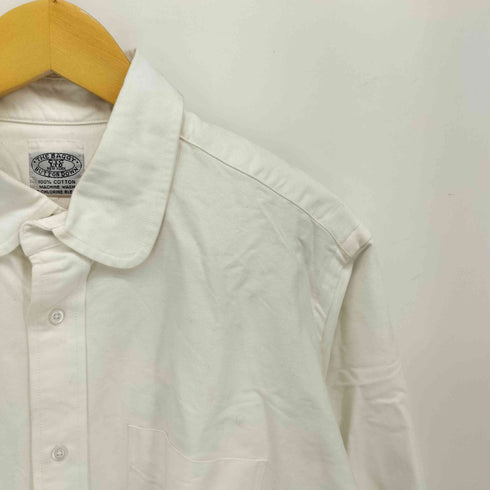 バギー THE BAGGY 丸襟 ボタンダウン 長袖 シャツ メンズ import:XL