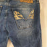 ディーゼルインダストリー Diesel Industry LOWKY 刺繍デザイン ローライズ スキニーデニムパンツ レディース US:24