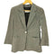 マックスマーラ MAX MARA MADE IN ITALY VIRGIN WOOL 100% イタリア製 白タグ バージン ウール 千鳥格子 ハウンドトゥース テーラード ジャケット レディース EUR:38