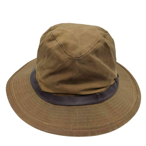 フィルソン FILSON 70-80S MADE IN USA USA製 ハトメ レザー ベルト付き オイルド ハット メンズ