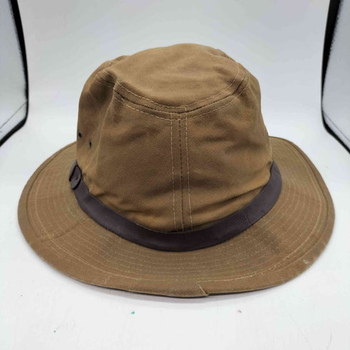 フィルソン FILSON 70-80S MADE IN USA USA製 ハトメ レザー ベルト付き オイルド ハット メンズ