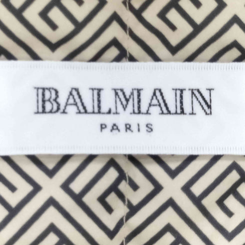 バルマンパリ BALMAIN PARIS モノグラム フェザー ダウンベスト レディース