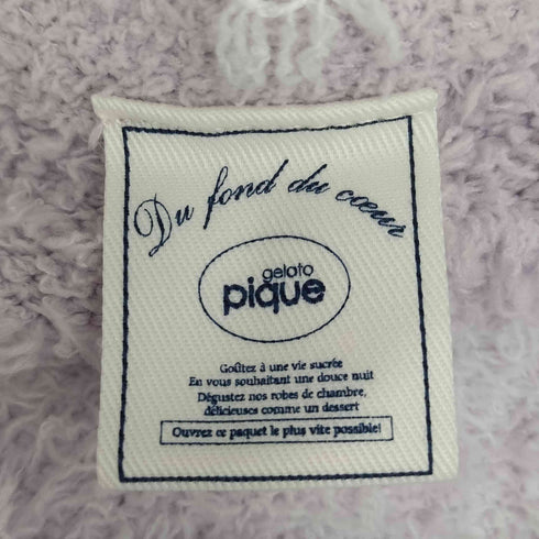 ジェラートピケ gelato pique 3ボーダーパーカー レディース ONE SIZE