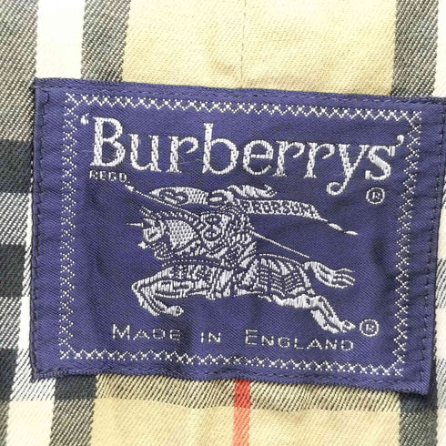バーバリーズ BURBERRYS 裏ノバチェック ステンカラーコート メンズ