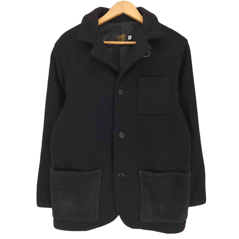 DEHEN USA製 スウェードポケット メルトンウール ワーク ジャケット メンズ import:M