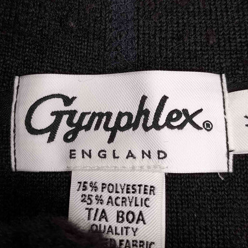 ジムフレックス GYMPHLEX くるみボタン フーデット ボアジャケット レディース UK:16