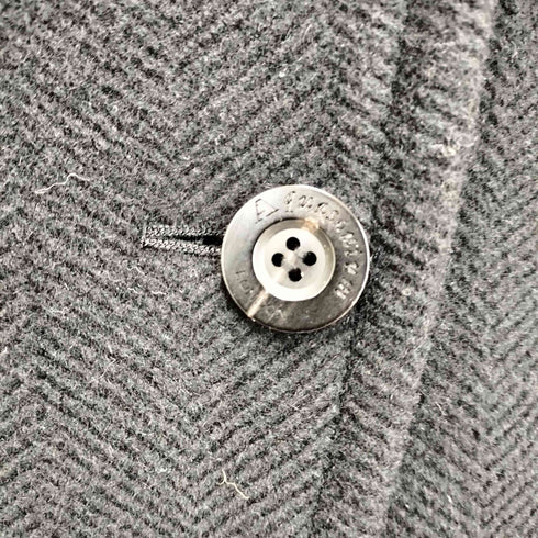 アクアスキュータム AQUASCUTUM ヘリンボーン アンゴラ混 ハーフコート レディース 9F