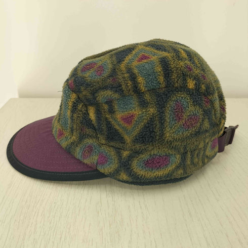 パタゴニア patagonia 90S 93AW USA製 SYNCHILLA DUCKBILL CAP トーテム柄 シンチラ ダックビル キャップ メンズ L