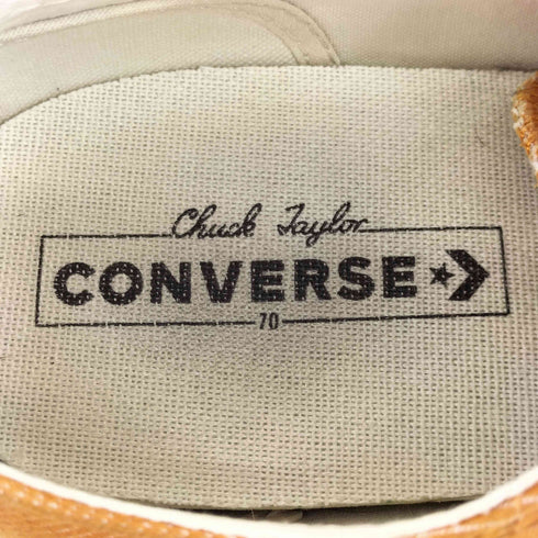 コンバースオールスター CONVERSE ALLSTAR Chuck 70 Low Orange Ivory ローカットスニーカー メンズ JPN:28.5