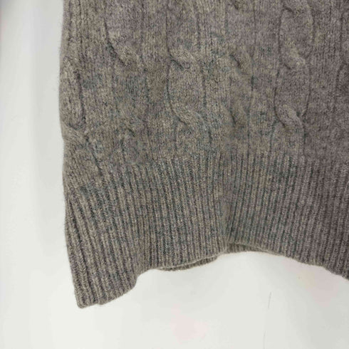 ラルフローレン RALPH LAUREN ポニー刺繍 カシミヤケーブルニット レディース import:S