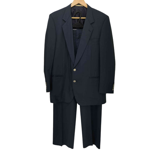 ジバンシィ GIVENCHY ストライプ サイドベンツ 背抜き ウール 2B テーラードジャケット + パンツスーツ セットアップ メンズ 102 92 185