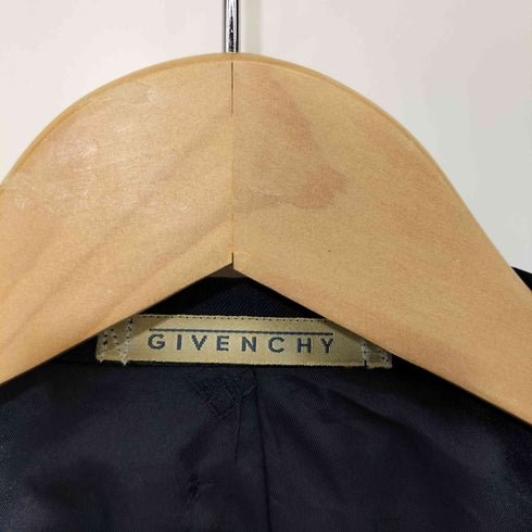 ジバンシィ GIVENCHY ストライプ サイドベンツ 背抜き ウール 2B テーラードジャケット + パンツスーツ セットアップ メンズ 102 92 185