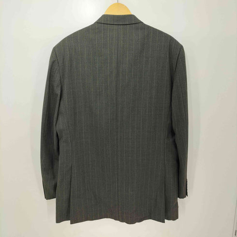 ジバンシィ GIVENCHY ストライプ サイドベンツ 背抜き ウール 2B テーラードジャケット + パンツスーツ セットアップ メンズ 102 92 185