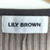 リリーブラウン Lily Brown ラメリブニットワンピース レディース ONE SIZE