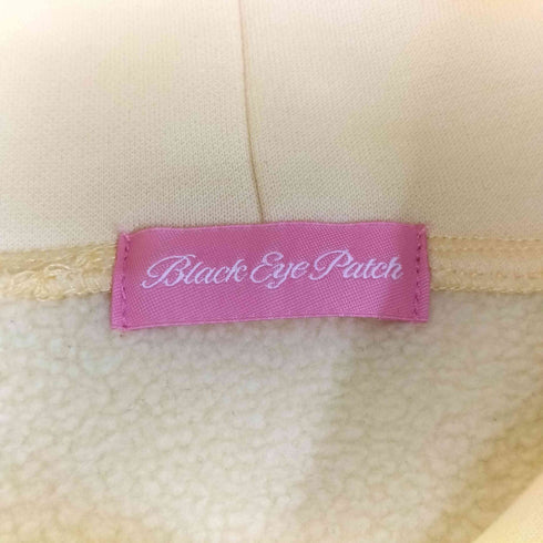ザブラックアイパッチ THE BLACK EYE PATCH オールドイングリッシュ ロゴ 刺繍 クロップド パーカー レディース JPN:S