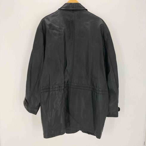 PERMA STONE パーマ ストーン Genuine Leather リアルレザー ハーフコート メンズ JPN:L